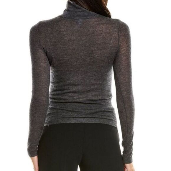 Autumn Cashmere Second Skin Sheer Mock Cashmere Sweater XS - Picture 2 of 6